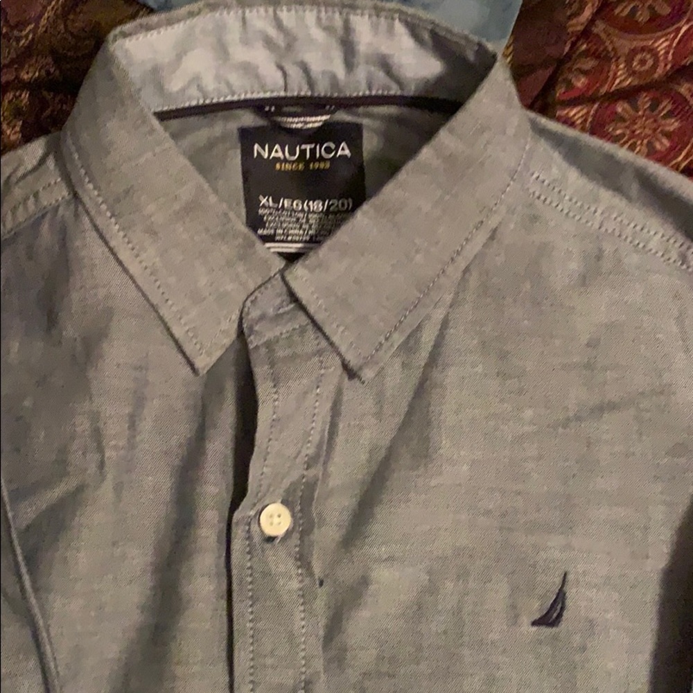 Nautica Classic Fit Dress Shirt Big Boys